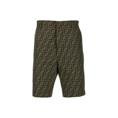 FENDI Повседневные шорты Мужские Умбра