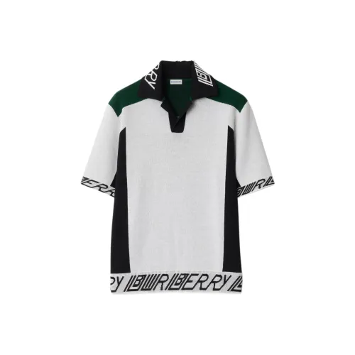 Burberry SS25 Поло Мужское Белое