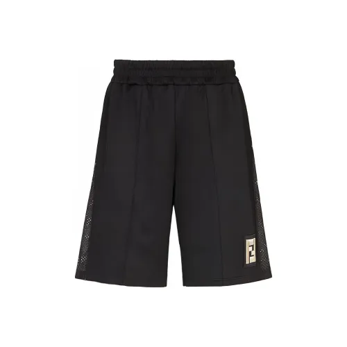 FENDI Повседневные шорты Мужские Черные
