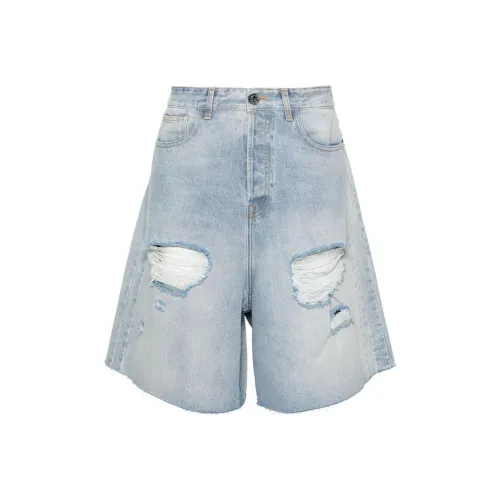 Vetements Джинсовые шорты Мужские Светло-синие