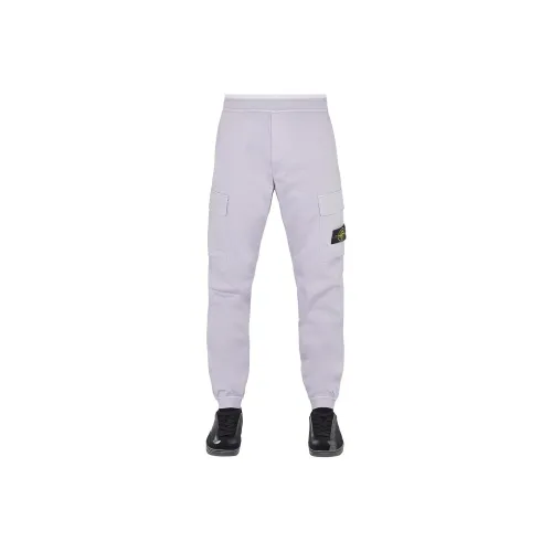 STONE ISLAND Light Purple Men's Casual Pants STONE ISLAND Светло-фиолетовые Мужские Повседневные Брюки