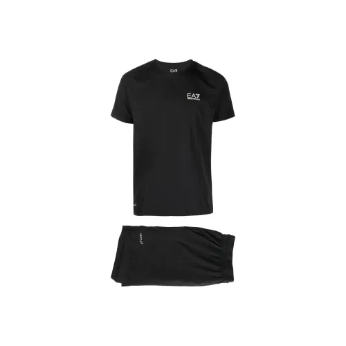 EMPORIO ARMANI EA7 Повседневная Спортивная Одежда Мужская Черная