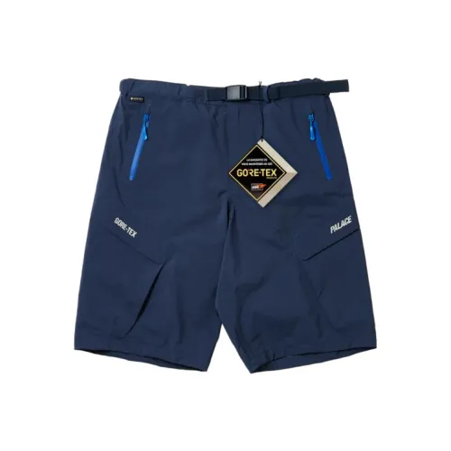 PALACE Темно-синие унисекс карго шорты