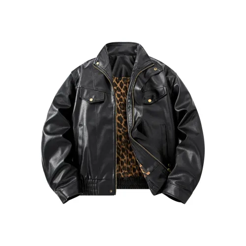 SPONGEBOB SQUAREPANTS Кожа Куртка Унисекс Черный