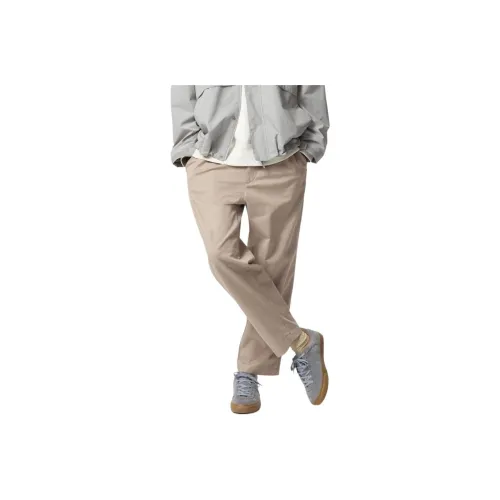 UNIQLO Повседневные брюки Унисекс Бежевый