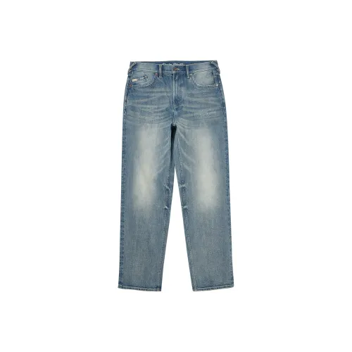 JACK JONES E40 Light Denim Blue Men's Jeans JACK JONES E40 Светлый Деним Синий Мужские Джинсы