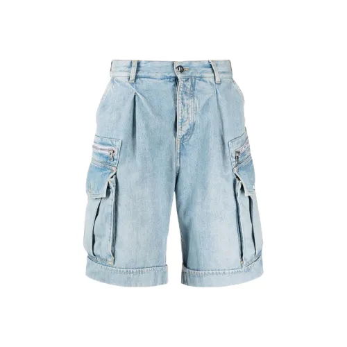 BALMAIN Men's Blue Denim Shorts BALMAIN Мужские синие джинсовые шорты