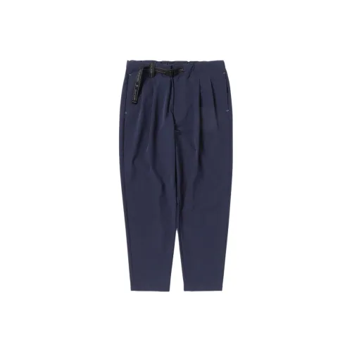 And Wander FW24 Повседневные брюки Унисекс Синий