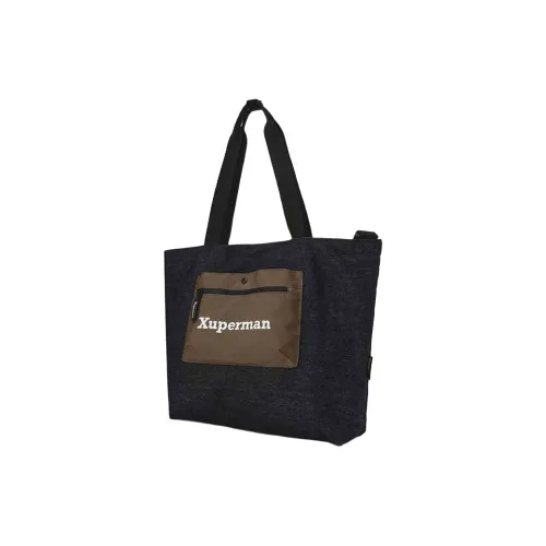 XUPERMAN Полиэстер Плечевая сумка Унисекс Коричневый Синий