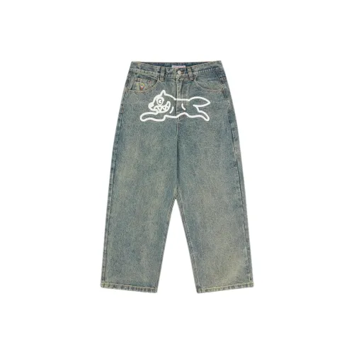 ICECREAM Spring Denim Collection SS25 Джинсы Унисекс Серый