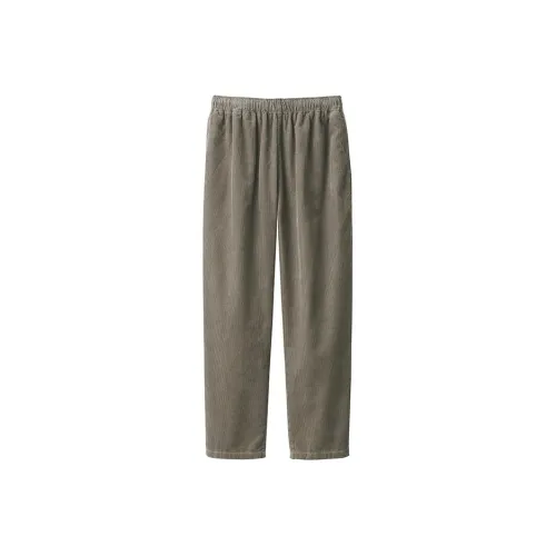 MUJI Light Gray Brown Men's Casual Pants MUJI Светло-серый коричневый мужской повседневный брюки