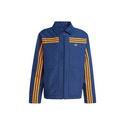 Adidas Originals 70S FW24 Куртки и Пальто Мужской Полуночный Индиго