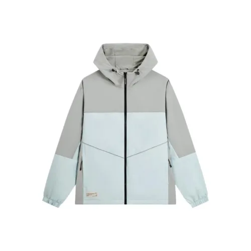 XTEP Тренчкот Мужской Голубой Серый Зеленый Серый