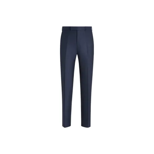 Ermenegildo Zegna Men's Blue Suit Pants Эргенжильдо Зегна Мужские Синие Костюменные Штаны