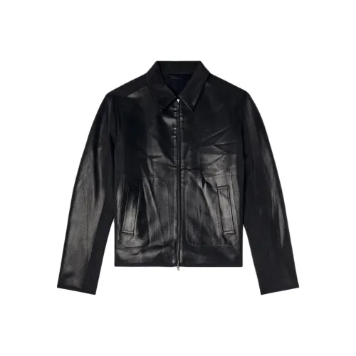 DIESEL Мужские черные куртки