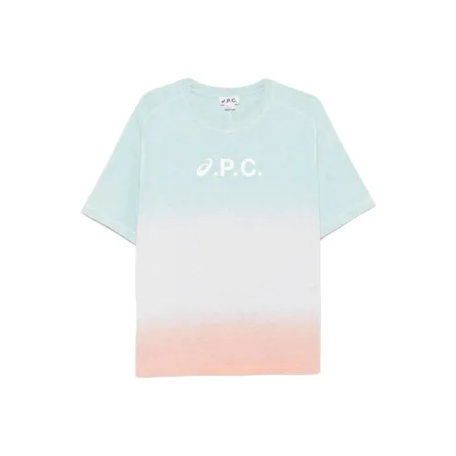 A.P.C x Asics T-Shirt Мужской Зеленый