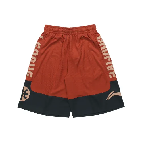 LINING Caramel Ebony Black Men's Casual Shorts