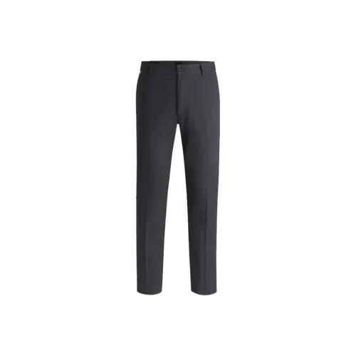 Hugo Boss Темно-синие мужские брюки для костюма