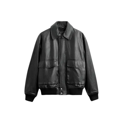 ZARA Мужские черные куртки