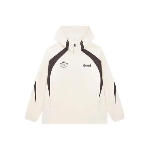 XTEP Basketball Collection Тренчкот Мужской Mountain Moon Белый Deep Plum Коричневый