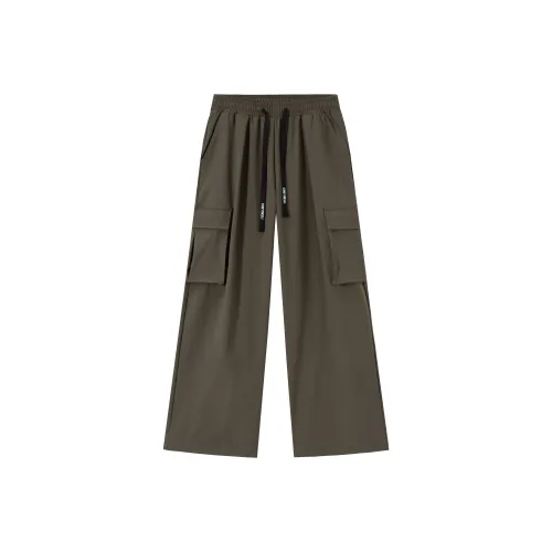 XINYINSU 24FW Повседневные брюки Унисекс Армейский зеленый