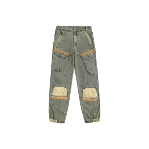 Guuka Gray Green Men's Jeans Guuka Серый Зеленый Мужские Джинсы