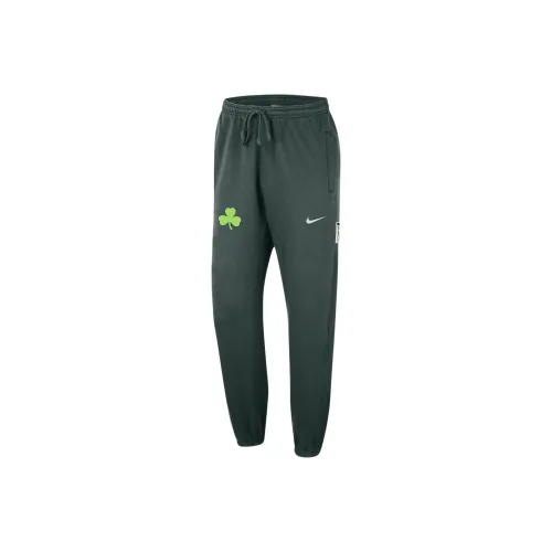 Nike x NBA Dri-Fit Boston Celtics FW24 Стандартный выпуск Городское издание Повседневные брюки Мужской профессиональный Зеленый Белый