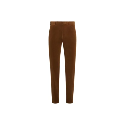 Ermenegildo Zegna Темно-умбровые Мужские Повседневные Штаны