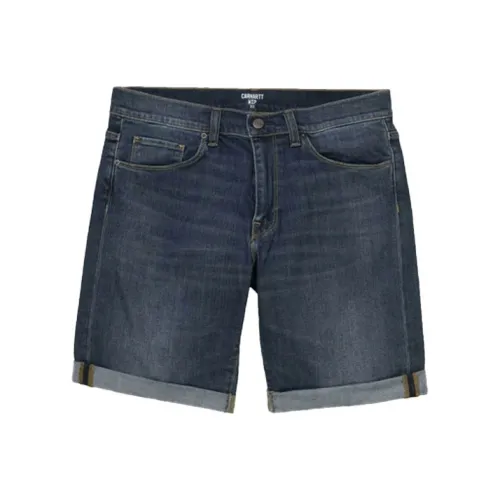 Carhartt WIP Темно-синие мужские джинсовые шорты