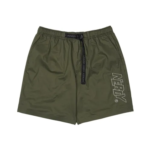 NERDY Свободный крой Шорты Мужские Хаки