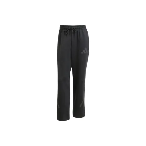 Adidas Sportswear Collection Z.N.E. Collection FW24 Открытая подкладка Joggers Вязаные тренировочные штаны Мужские Черные
