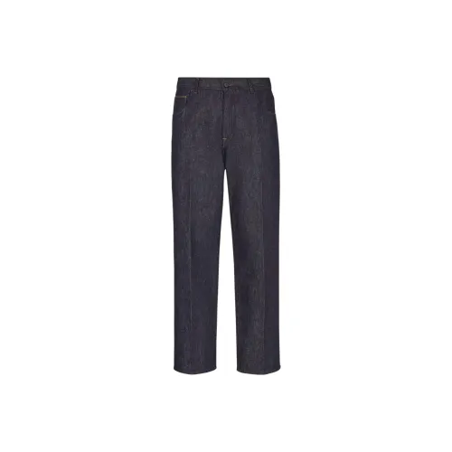 FENDI Blue Men's Jeans FENDI Синий Мужские Джинсы