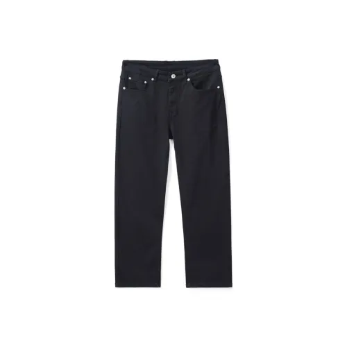 HUNZHI Черные Унисекс Джинсы