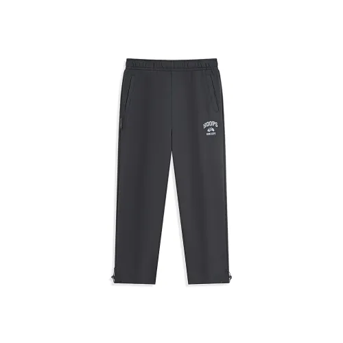 XTEP Basketball Collection Sports Lifestyle Collection Повседневные брюки Мужская Сумка-полумесяц Серый