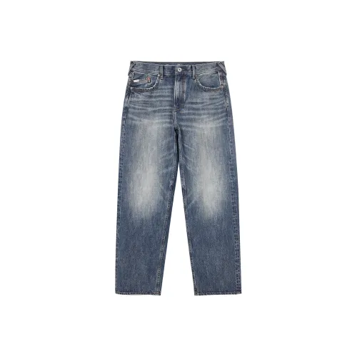 JACK JONES E42 Medium Denim Blue Men's Jeans JACK JONES E42 Средний деним синий мужской джинсы