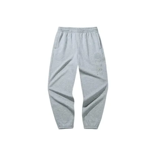 ANTA Life Collection Вязаные тренировочные брюки мужские серый фотиния серый