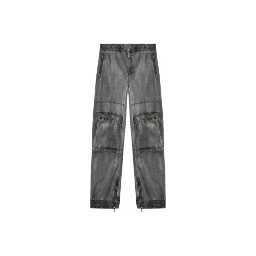 DIESEL Gray Мужские Карго Брюки