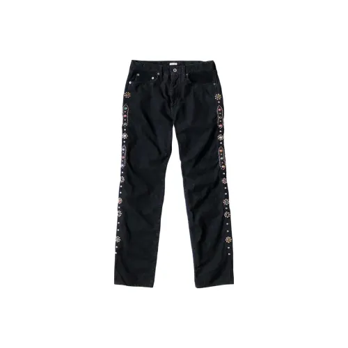 Капитал Черные Мужские Повседневные Штаны