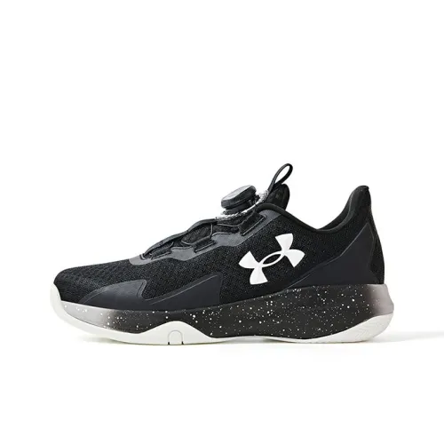 Under Armour Детская беговая обувь Low Top Черная [BOA Ручка System] Унисекс