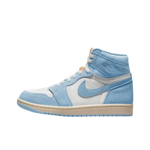 Jordan Air Jordan 1 Slip-resistant Abrasion-resistant High Top Vintage Basketball Shoes Unisex Blue Джордан Эйр Джордан 1 Slip-resistant Abrasion-resistant High Top Винтажные баскетбольные кроссовки Унисекс Синий