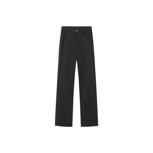 OXRL Черные с увеличенной длиной унисекс костюмные брюки