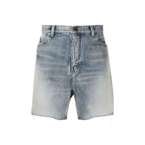 SAINT LAURENT SS22 Джинсовые шорты Мужской Синий