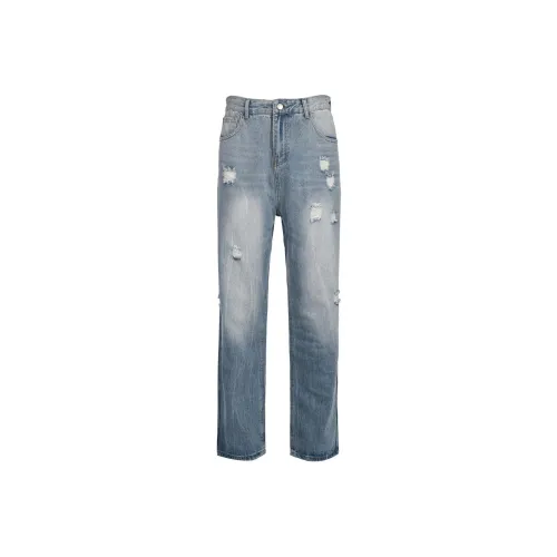 YearnObtainRainbow Джинсы LOOK Мужской Синий