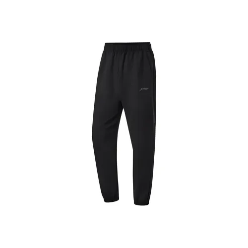 LINING RUNNING Collection Вязаные тренировочные штаны мужские черные