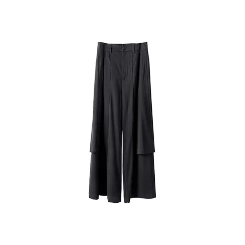 HUANXIANGZHE Черные Унисекс Повседневные Брюки