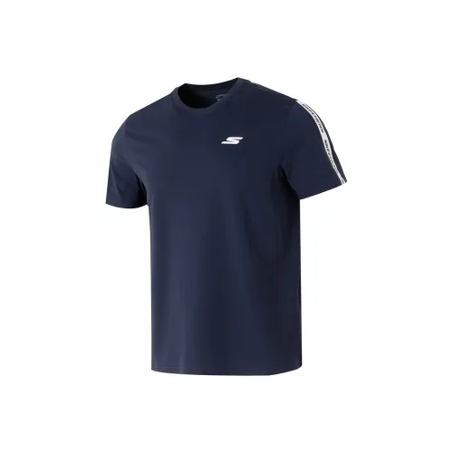 Skechers Sportlife Синий 0515 Мужская T-рубашка