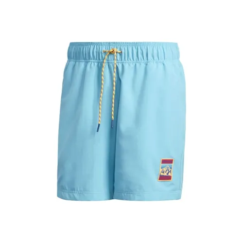 Adidas Originals Light Aqua Blue Men's Casual Shorts Adidas Originals Светло-аква-синий Мужские Повседневные Шорты