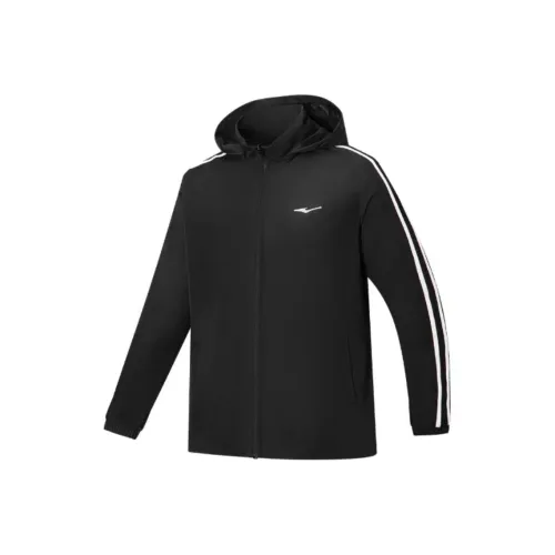 Erke ZONGXUNXILIE Тренчкот Мужской Глубокий Черный