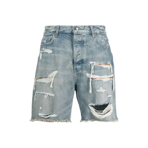 AMIRI Men's Blue Denim Shorts AMIRI Мужские синие джинсовые шорты