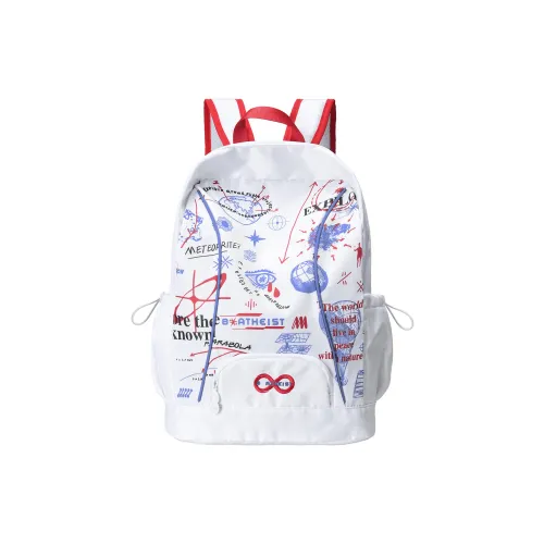 8atheist Полиэстер Рюкзак Стандартный Унисекс Белый